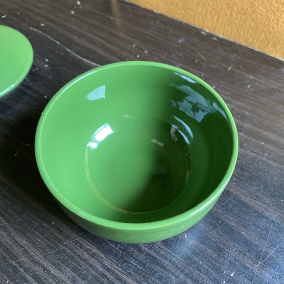 Oxford China Annie Laurie Cream  Sugar Set MCM Cottage Green 4" - Picture 3 of 11